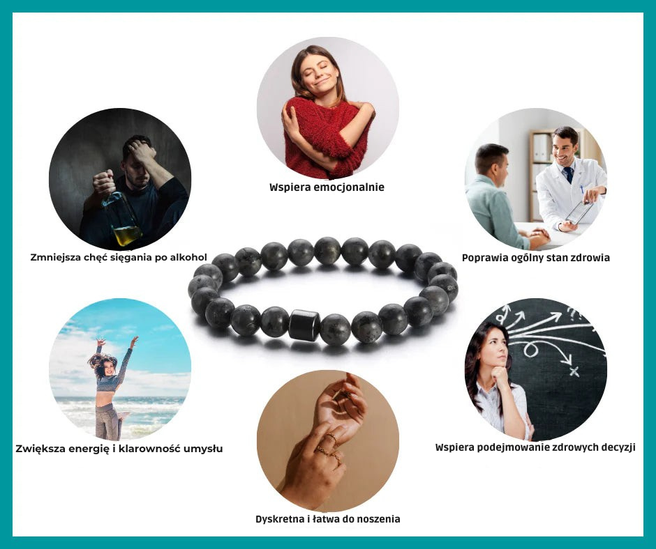 Magnetyczna Bransoletka Antyalkoholowa SOBEAR